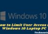 How to Limit User Access in Windows 10 Laptop PC 2025 How to Limit User Access in Windows 10 Laptop PC