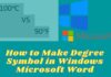 3 Ways To Make Degree Symbol in Windows MS Word 2024 How to Make Degree Symbol in Windows Microsoft Word
