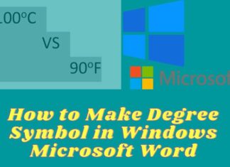 3 Ways To Make Degree Symbol in Windows MS Word 2024 How to Make Degree Symbol in Windows Microsoft Word