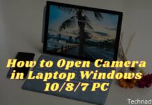How to Open Camera in Laptop Windows PC