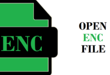How to Open ENC File in Android Laptop Windows 10 PC