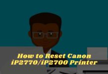 How to Reset Canon iP2770/iP2700 Printer on Laptop PC 2024 How to Reset Canon iP2770iP2700 Printer