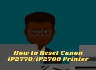 How to Reset Canon iP2770/iP2700 Printer on Laptop PC 2024 How to Reset Canon iP2770iP2700 Printer