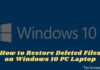 12 Ways To Restore Deleted Files on Windows 10 PC 2025 How to Restore Deleted Files on Windows 10 PC Laptop