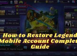 How to Restore Legend Mobile Account Complete Guide