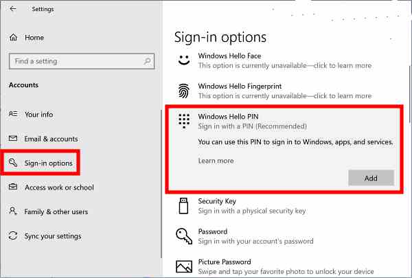 How to create Windows 10 PIN How to create Windows 10 PIN