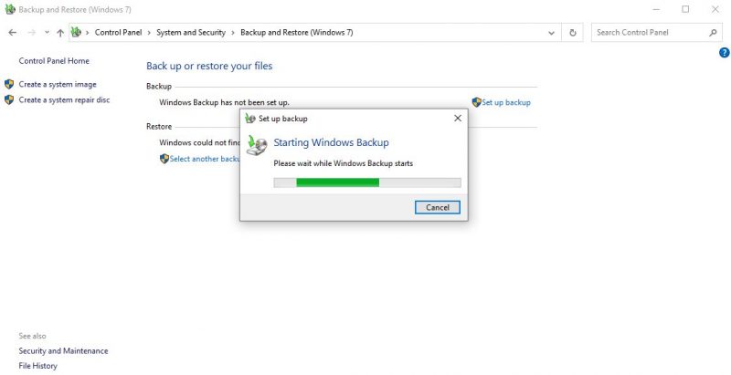 Using Backup and Restore Using Backup and Restore