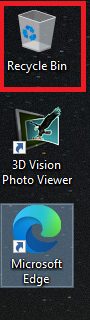 With the Recycle Bin Default Application With the Recycle Bin Default Application
