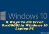 4 Ways To Fix Error 0xc00001 in Windows 10 PC 2025 4 Ways To Fix Error 0xc00001 in Windows 10 Laptop PC