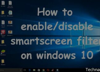 How To Disable Smartscreen Filters in Windows 10 PC