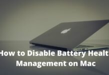 How to Disable Battery Health Management on Mac
