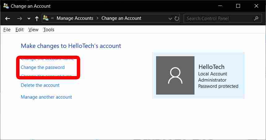 How to Reset Windows 10 Administrator Password with Another Admin Account