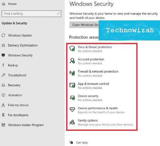 Windows Security (Windows Defender) Windows Security (Windows Defender)
