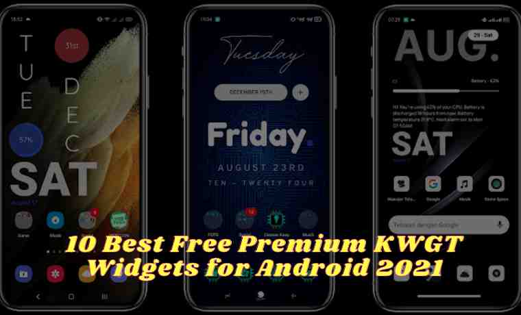 10 Best Free Premium KWGT Widgets for Android 2021 10 Best Free Premium KWGT Widgets for Android 2021