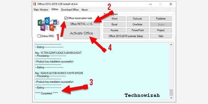 Activate Office 2019 with KMS Activate Office 2019 with KMS