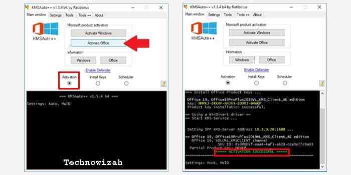 Activation of Office 2019 without a product key Activation of Office 2019 without a product key