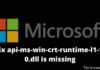 4 Ways To Fix api-ms-win-crt-runtime-l1-1-0.dll is missing 2024 How To Fix api-ms-win-crt-runtime-l1-1-0.dll is missing