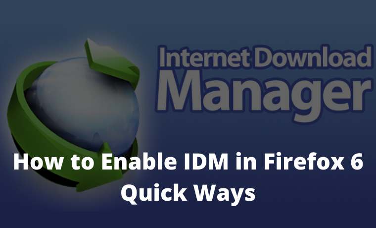 How to Enable IDM in Firefox 6 Quick Ways How to Enable IDM in Firefox 6 Quick Ways