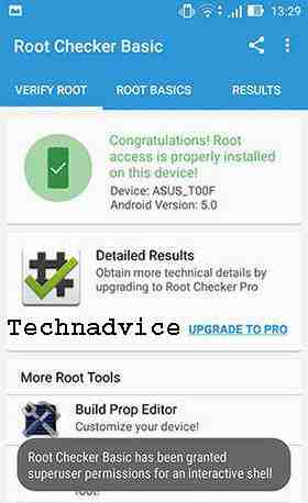 How to know if an Android phone is rooted or not