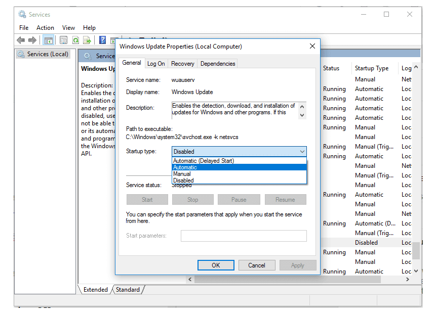 Set up Windows Service Set up Windows Service
