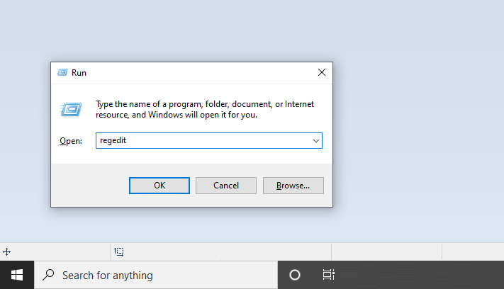 With Regedit With Regedit