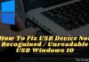 7 Ways to Fix USB Device Not Recognized / Unreadable USB 2025 7 Ways to Fix USB Device Not Recognized Unreadable USB