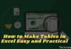 How to Make Tables in Excel Easy and Practical 2025 How to Make Tables in Excel Easy and Practical