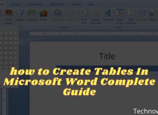 How to Make a Tables In Microsoft Word 2024 How to Make a Tables In Microsoft Word Complete Guide