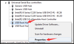 Repair the USB Root Hub Repair the USB Root Hub