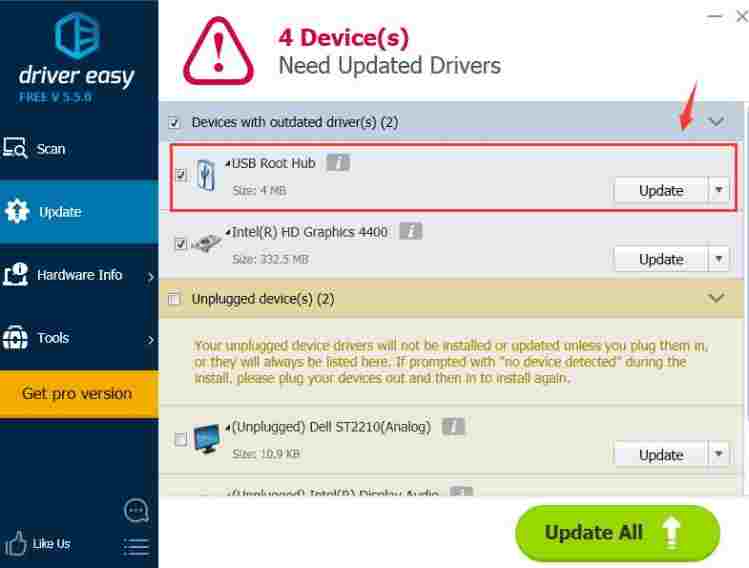 Update the USB Port Driver Update the USB Port Driver