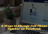 6 Ways to Change Cell Phone Number on Facebook 2024 4 Ways to Change Cell Phone Number on Facebook