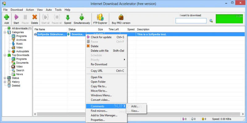 Internet Download Accelerator Internet Download Accelerator