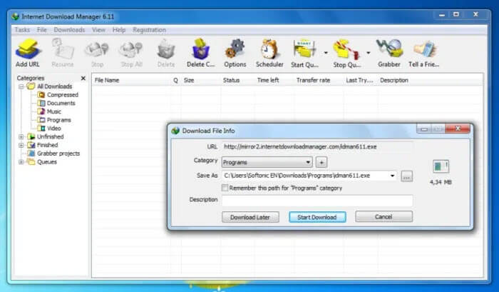 Internet Download Manager Internet Download Manager