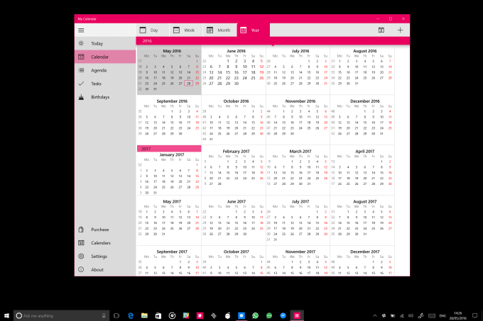 My Calendar My Calendar