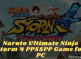 Naruto Ultimate Ninja Storm 4 PPSSPP Game for PC