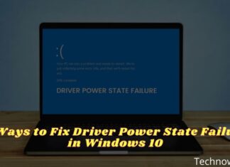 6 Ways to Fix Driver Power State Failure in Windows 10 PC 2024 6 Ways to Fix Driver Power State Failure in Windows 10