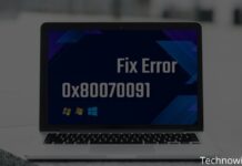 6 Ways to Fix Error 0x80070091 in Windows 10 Laptop PC