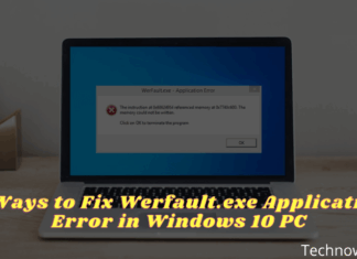6 Ways to Fix Werfault.exe Application Error in Windows 2025 6 Ways to Fix Werfault.exe Application Error in Windows 10 PC