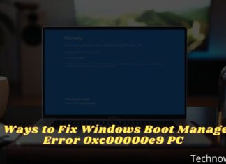 6 Ways to Fix Windows Boot Manager Error 0xc00000e9 PC 2025 6 Ways to Fix Windows Boot Manager Error 0xc00000e9 PC