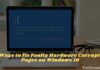 6 Ways to Fix Faulty Hardware Corrupted Pages on Windows 2025 6 Ways to fix Faulty Hardware Corrupted Pages on Windows 10