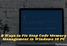 8 Ways to Fix Stop Code Memory Management in Windows 2025 8 Ways to Fix Stop Code Memory Management in Windows 10 PC