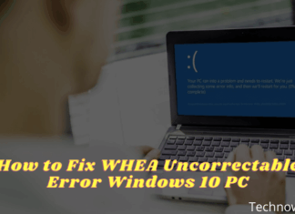 8 Ways to Fix WHEA Uncorrectable Error Windows 10 PC 2025 8 Ways to Fix WHEA Uncorrectable Error Windows 10 PC