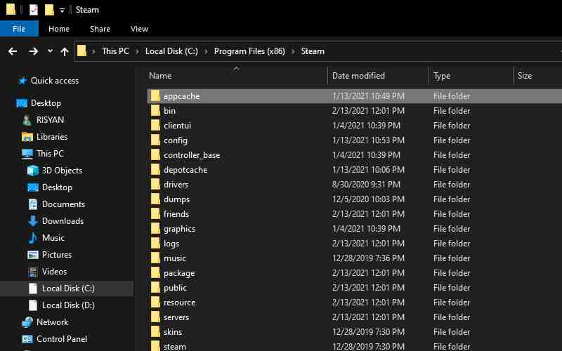 Delete Steam Cache Files Delete Steam Cache Files