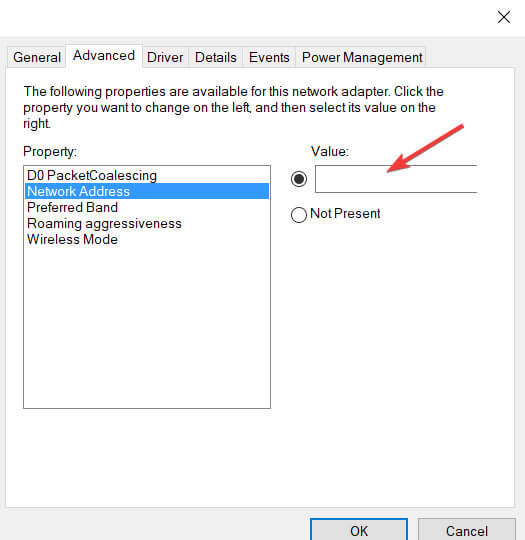 Enter MAC Address Manually Enter MAC Address Manually