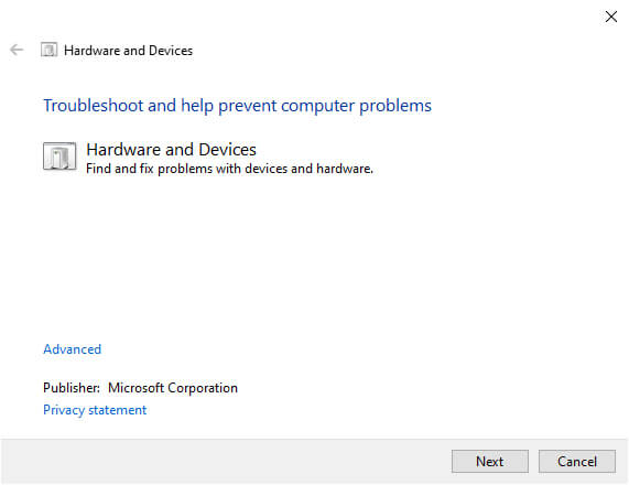 Fix Mouse Problems With Hardware Troubleshooter Fix Mouse Problems With Hardware Troubleshooter