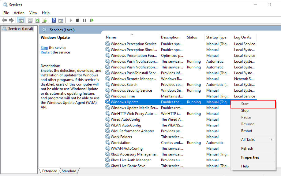 Fix Windows Update Service Fix Windows Update Service