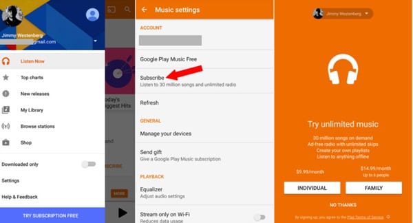 Google Play Music Google Play Music