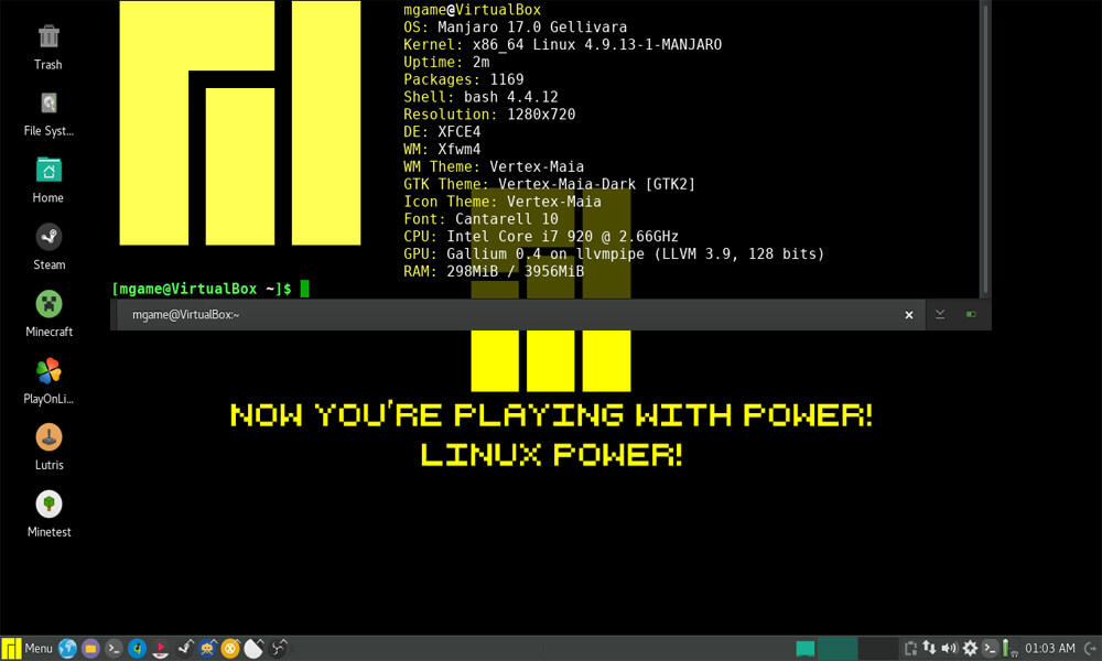 Manjaro Gaming Edition (mGAMe) Manjaro Gaming Edition (mGAMe)