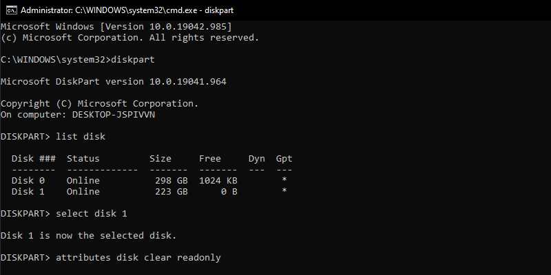 Remove Disk Drive Write Protection Remove Disk Drive Write Protection