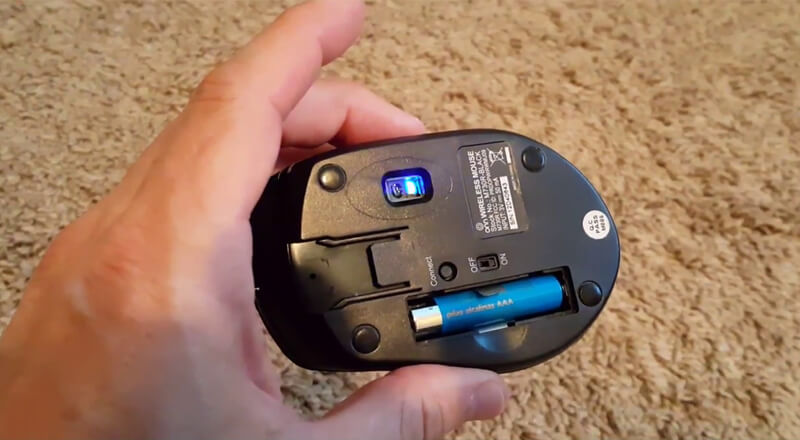 Replace Mouse Battery Replace Mouse Battery